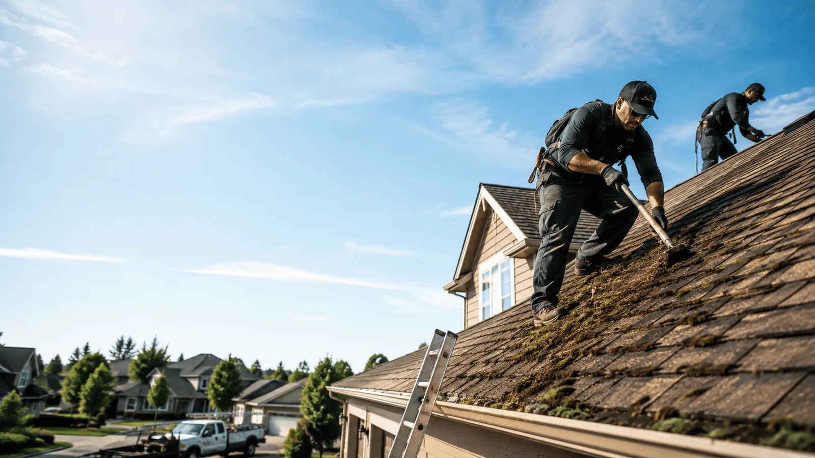 Roof Moss Removal in Clever, MO near me